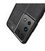 Zwart Lychee TPU Hoesje voor de Samsung Galaxy S21 Ultra
