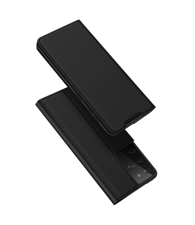 Dux Ducix Dux Ducix Zwart Bookcase Hoesje voor de Samsung Galaxy S21 Ultra
