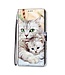 Katten Bookcase Hoesje voor de Samsung Galaxy S21 Ultra