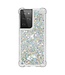 Zilver Glitter TPU Hoesje voor de Samsung Galaxy S21 Ultra