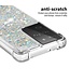 Zilver Glitter TPU Hoesje voor de Samsung Galaxy S21 Ultra