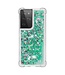 Groen Glitter TPU Hoesje voor de Samsung Galaxy S21 Ultra