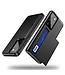 Zwart Pasjeshouder Hybrid Hoesje voor de Samsung Galaxy S21 Ultra