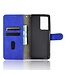Blauw Effen Bookcase Hoesje voor de Samsung Galaxy S21 Ultra