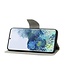 Zwarte Vlinders Bookcase Hoesje voor de Samsung Galaxy S21 Ultra