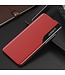 Rood Venster Bookcase Hoesje voor de Samsung Galaxy S21 Ultra