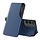 Blauw Venster Bookcase Hoesje voor de Samsung Galaxy S21 Ultra