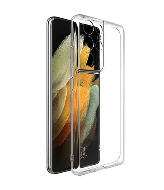 IMAK Transparant TPU Hoesje Samsung Galaxy S21 Ultra