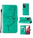 Groen Vlinder Bookcase Hoesje voor de Samsung Galaxy S21 Ultra