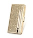 Goud Glitters Wallet Hoesje voor de Samsung Galaxy S21 Ultra