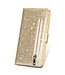 Goud Glitters Wallet Hoesje voor de Samsung Galaxy S21 Ultra