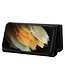 Zwart Portemonee Bookcase Hoesje voor de Samsung Galaxy S21 Ultra