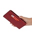 Rood Pasjeshouder Bookcase Hoesje voor de Samsung Galaxy S21 Ultra