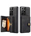 Jeehood JEEHOOD Zwart 2 in 1 Wallet Bookcase Hoesje voor de Samsung Galaxy S21 Ultra