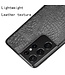 Zwart Krokodillen Faux Lederen Hoesje voor de Samsung Galaxy S21 Ultra