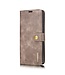 DG.Ming Grijs 2 in 1 Bookcase Hoesje voor de Samsung Galaxy S21 Ultra