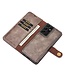 DG.Ming Grijs 2 in 1 Bookcase Hoesje voor de Samsung Galaxy S21 Ultra