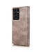 DG.Ming Grijs 2 in 1 Bookcase Hoesje voor de Samsung Galaxy S21 Ultra