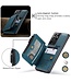 CaseMe Caseme Blauw Faux Lederen Wallet Hoesje voor de Samsung Galaxy S21 Ultra
