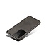 Ksq KSQ Zwart Faux Lederen Hardcase Hoesje voor de Samsung Galaxy S21 Ultra