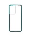 Groen Dubbelzijdig Metaal Hoesje voor de Samsung Galaxy S21 Ultra