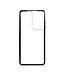 Zilver Dubbelzijdig Metaal Hoesje voor de Samsung Galaxy S21 Ultra