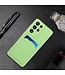 Groen TPU Hoesje voor de Samsung Galaxy S21 Ultra