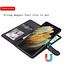Zwart 2 in 1 Bookcase Hoesje voor de Samsung Galaxy S21 Ultra
