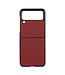 Rood Carbon Hybrid Hoesje voor de Samsung Galaxy Z Flip 3