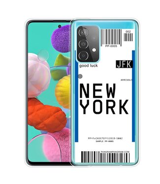 New York TPU Hoesje Samsung Galaxy A72
