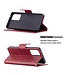 Rood Wallet Bookcase Hoesje voor de Samsung Galaxy A72