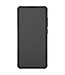 Zwart Kickstand Hybrid Hoesje voor de Samsung Galaxy A72
