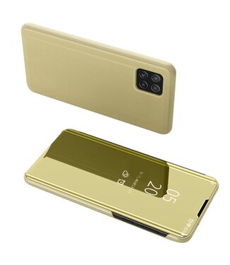 Goud Mirror Bookcase Hoesje Samsung Galaxy A22 (5G)