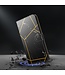 Zwart Marmer Bookcase Hoesje voor de Samsung Galaxy A72