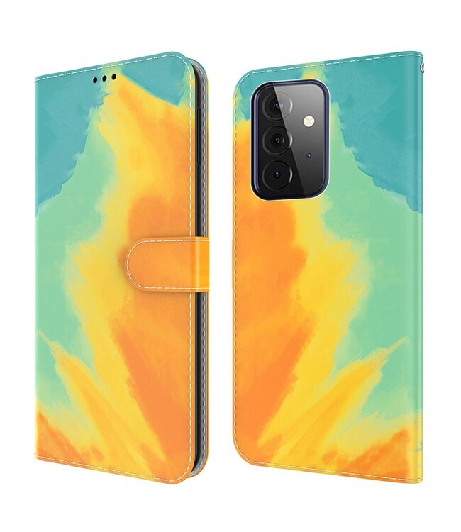 Kleurrijk Bookcase Hoesje voor de Samsung Galaxy A72