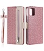 Roze Kant Bookcase Hoesje voor de Samsung Galaxy A22 (5G)