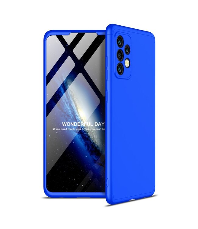 GKK GKK Blauw Mat Hardcase Hoesje voor de Samsung Galaxy A72