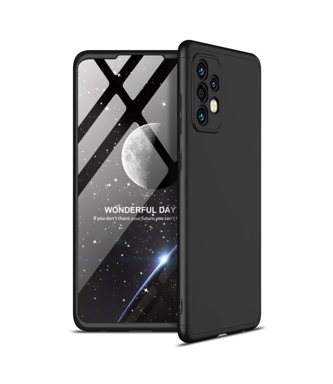 GKK GKK Zwart Mat Hardcase Hoesje voor de Samsung Galaxy A72