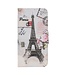 Eiffeltoren Design Bookcase Hoesje voor de Samsung Galaxy A22 (5G)