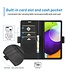 LC.IMEEKE LC.IMEEKE Zwart Bookcase Hoesje voor de Samsung Galaxy A72
