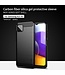 Mofi MOFI Zwart Carbon TPU Hoesje voor de Samsung Galaxy A22 (5G)
