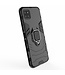 Zwart 2 in 1 Kickstand Hybrid Hoesje voor de Samsung Galaxy A22 (5G)