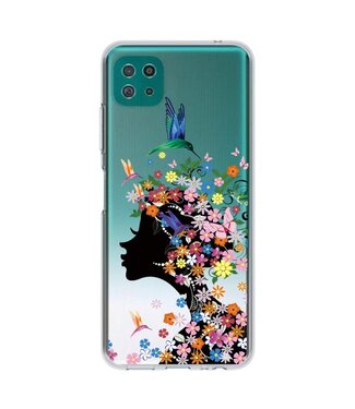 Bloemenmeisje TPU Hoesje Samsung Galaxy A22 (5G)