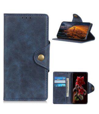 Blauw Bookcase Hoesje Samsung Galaxy A52(s) 4G/5G