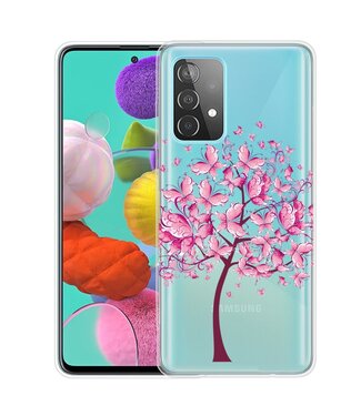 Bloemenboom TPU Hoesje Samsung Galaxy A52(s) 4G/5G