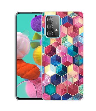 Kleurrijk Patroon TPU Hoesje Samsung Galaxy A52(s) 4G/5G