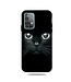 Zwarte Kat TPU Hoesje voor de Samsung Galaxy A52(s) 4G/5G