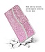 Roze Krokodillen Bookcase Hoesje voor de Samsung Galaxy A22 (5G)