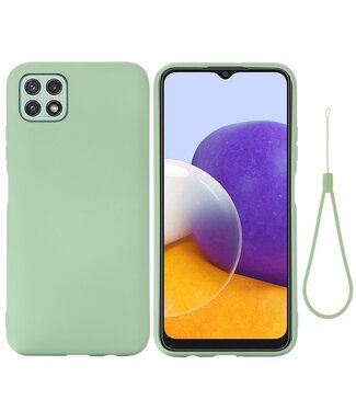 Groen Bandje Siliconen Hoesje Samsung Galaxy A22 (5G)