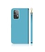 Blauw Spiegel Bookcase Hoesje voor de Samsung Galaxy A52(s) 4G/5G